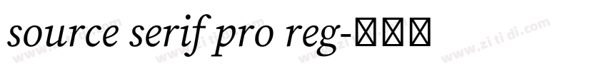 source serif pro reg字体转换 source serif pro reg字体转换